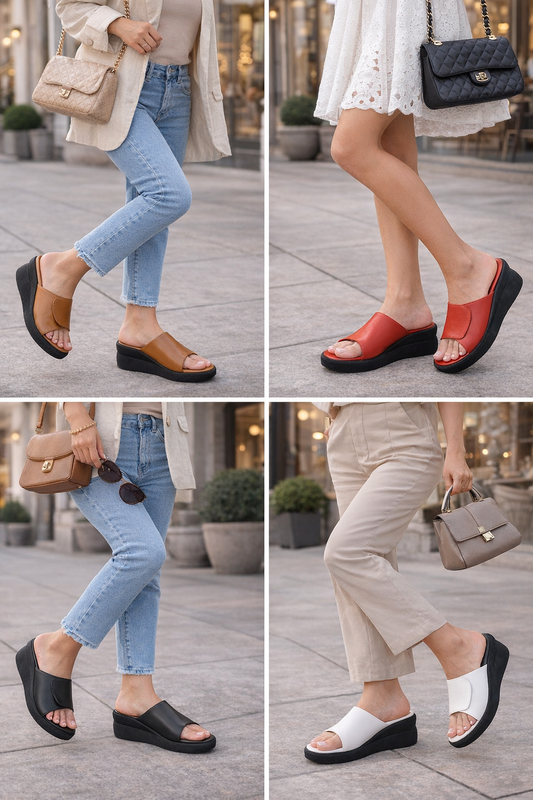 ✨ Sandalias Ortopédicas boca de pez✨Elegance Comfort ✨